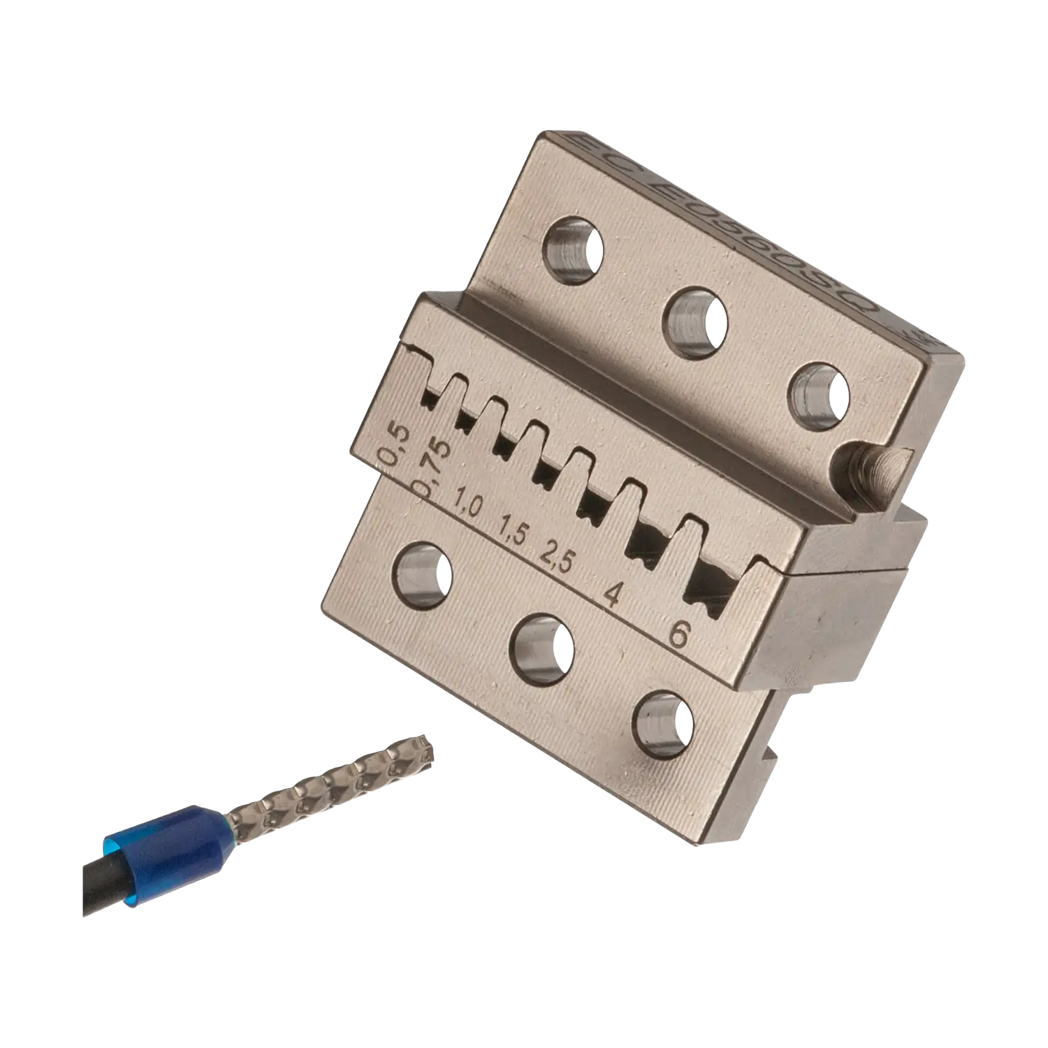 Einsätze für Aderendhülsen, 0,5 - 6 mm² und Doubleaktion, 2 x 0,5 - 2 x 2,5 mm²