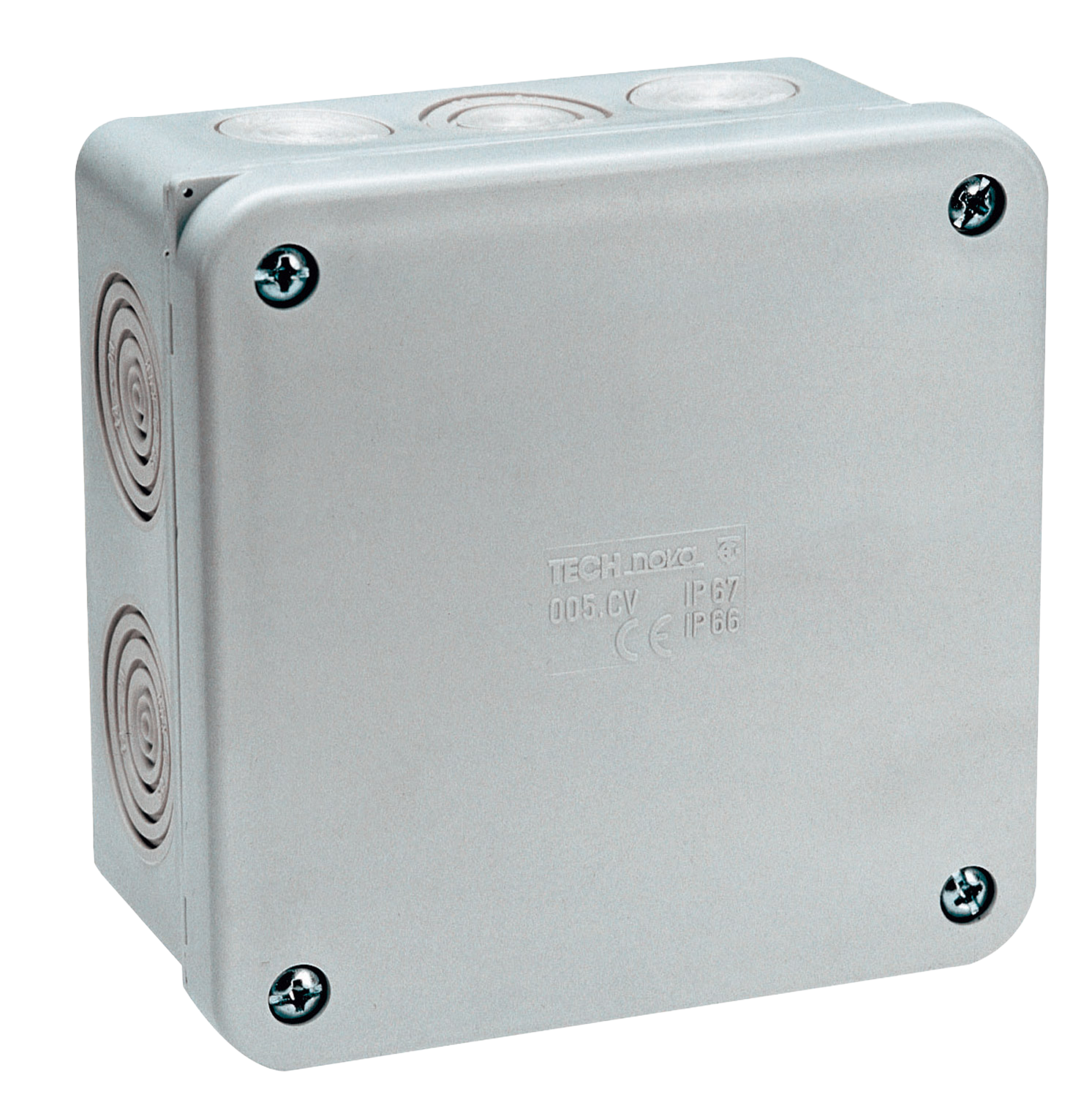 Screwed Box HIL-BOX® enclosure system including diaphragms, screwed cover, 100 x ...