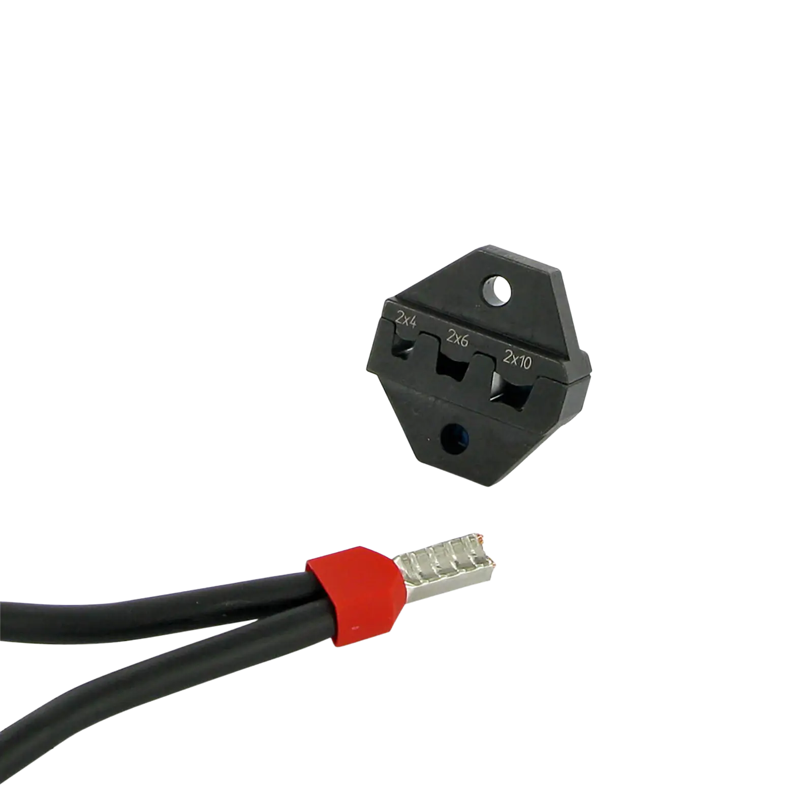 Einsätze für Doubleaktion Aderendhülsen 2 x 4 - 2 x 10 mm²