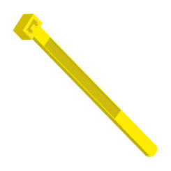 HP-FIXIT® Colliers de serrage de qualité supèrieure, 280 x 4,5 jaune 