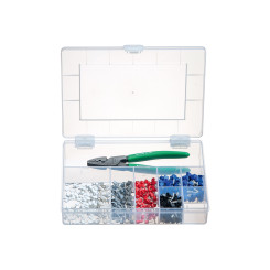 Krabice s lisovacím nářadím a izolovanými  dutinkami 