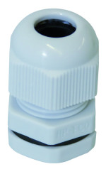 HP ECO Cable screw gland with locknut, PG 42 grey 