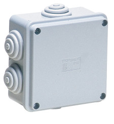 HIL-BOX® Puzdro so stupňovitými vsuvkami, kryt na skrutkovanie, 243 x 190 x 110 mm 