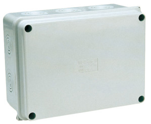 HIL-BOX® Pouzdro s membránovými vstupy, přišroubovatelný kryt, 150 x 110 x 70 mm 