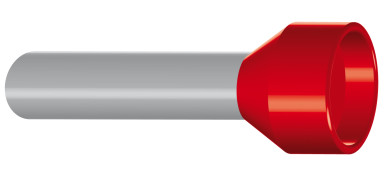 UL Aderendhülse mit Kunststoffkragen, 35,00 L rot 