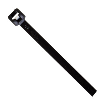 HP-FIXIT® Collier avec languette métallique, 280 x 3,5 noir 