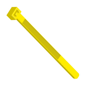 HP-FIXIT® Colliers de serrage de qualité supèrieure, 140 x 3,5 jaune 