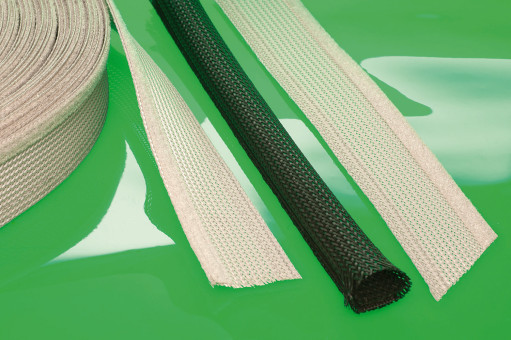 HIL-FLEX® opletený rukáv se suchým zipem, role 45/20/20/28 černá 