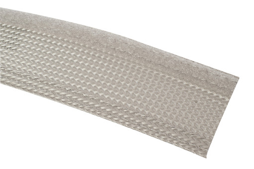 HIL-FLEX® opletený rukáv se suchým zipem, role 32/20/17/20 šedá 