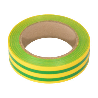 Ruban adhésif isolant PVC, vert-jaune 