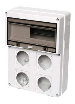 HIL-BOX® Priemyselná skriňa (prázdna skriňa), otvorené veko, 440 x 340 mm 