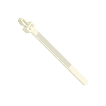 HP-FIXIT® Kabelbinder mit Steckfuß, 150 x 3,60 natur 