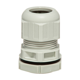 HP-Multitex® Cable screw gland incl. multiple sealing insert, metric, M 20 x 1,5 PA, grey, size of cables 4,0 - 6,0 mm cables 2 