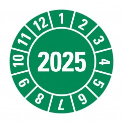 HIL-SIGN® Zkušební odznak 25, zelený 8 mm